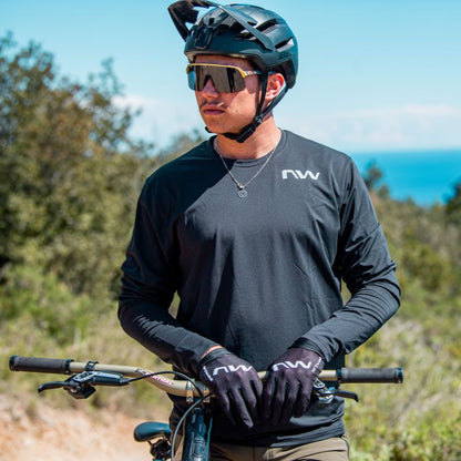 Trikot NORTHWAVE XTRAIL Langarm Schwarz