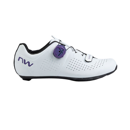 Straßenschuhe NORTHWAVE STORM CARBON Damen Weiß/Violett