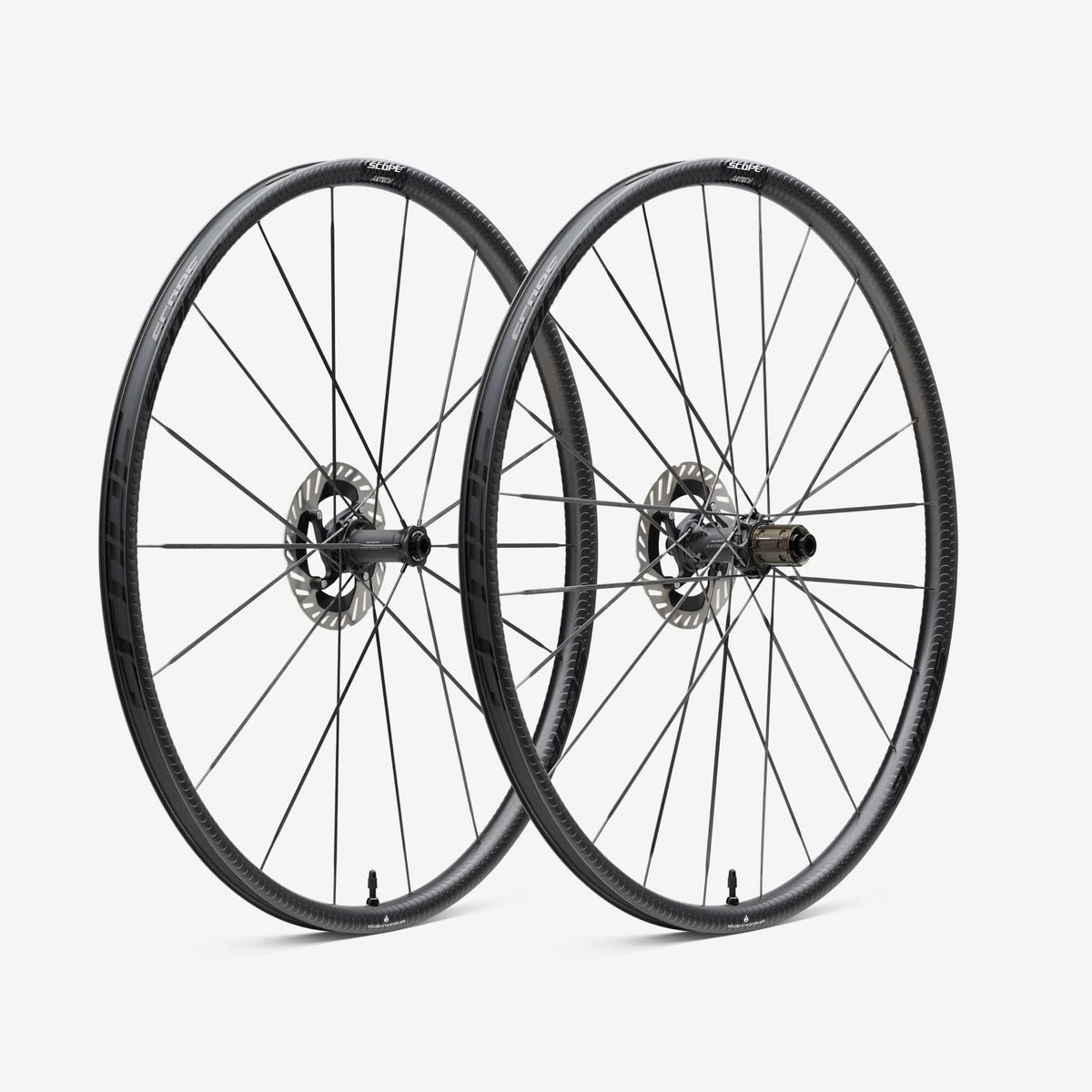 Laufradsatz SCOPE Artech 2.A All-Road Tubeless Ready (Centerlock) Schwarz