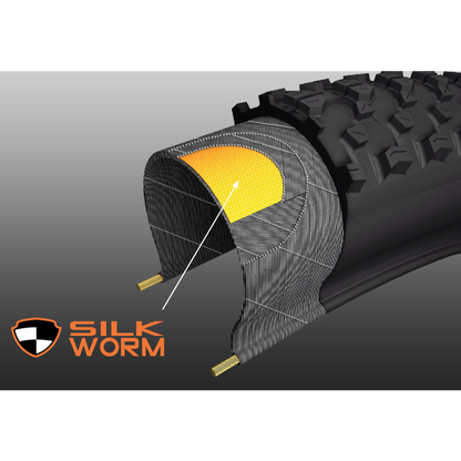 Reifen MAXXIS DTH 24x1.75 SilkWorm Tubetype Starr Schwarz