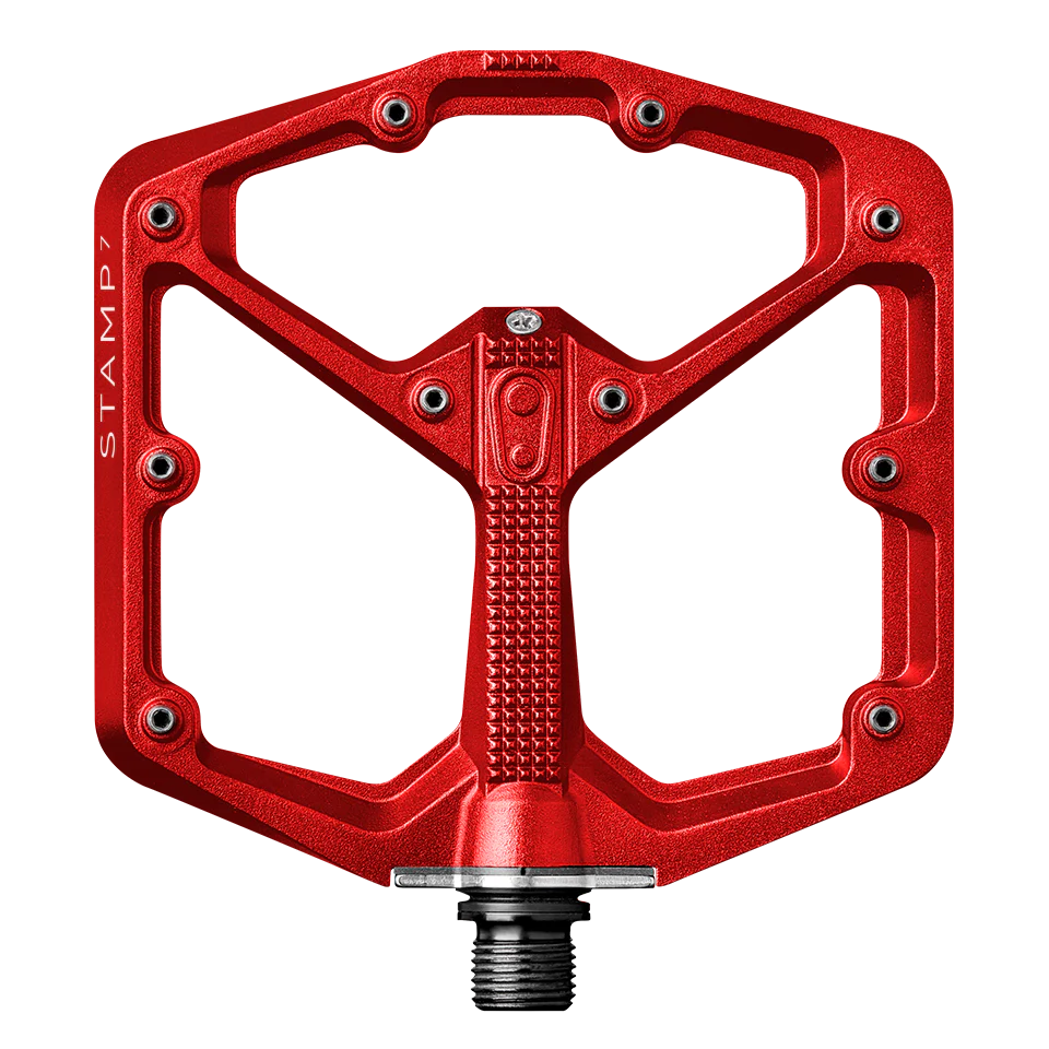 Pedale flach CRANKBROTHERS STAMP 7 Large Rot