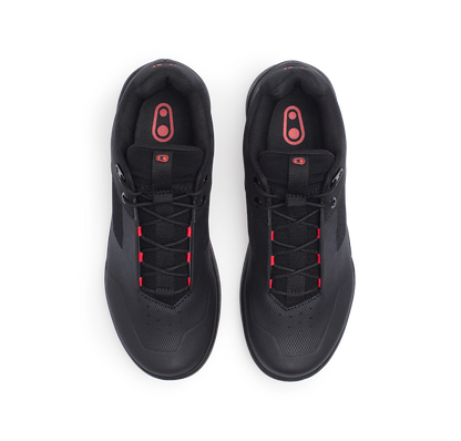 MTB-Schuhe CRANKBROTHERS STAMP LACE FLAT Schwarz/Rot