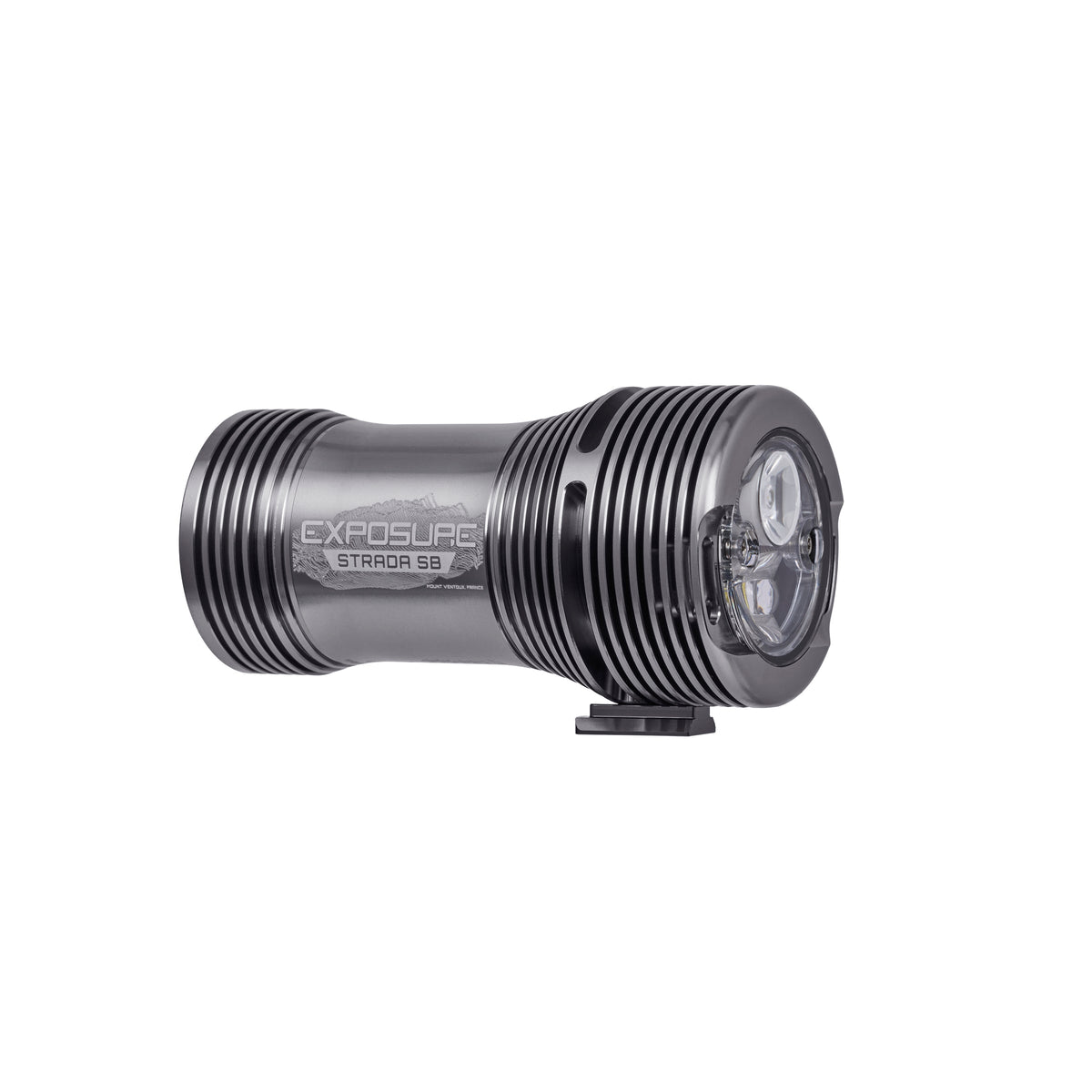 Fahrrad-Frontleuchte EXPOSURE LIGHTS Strada MK13 SB AKTIV Gunmetal-Schwarz