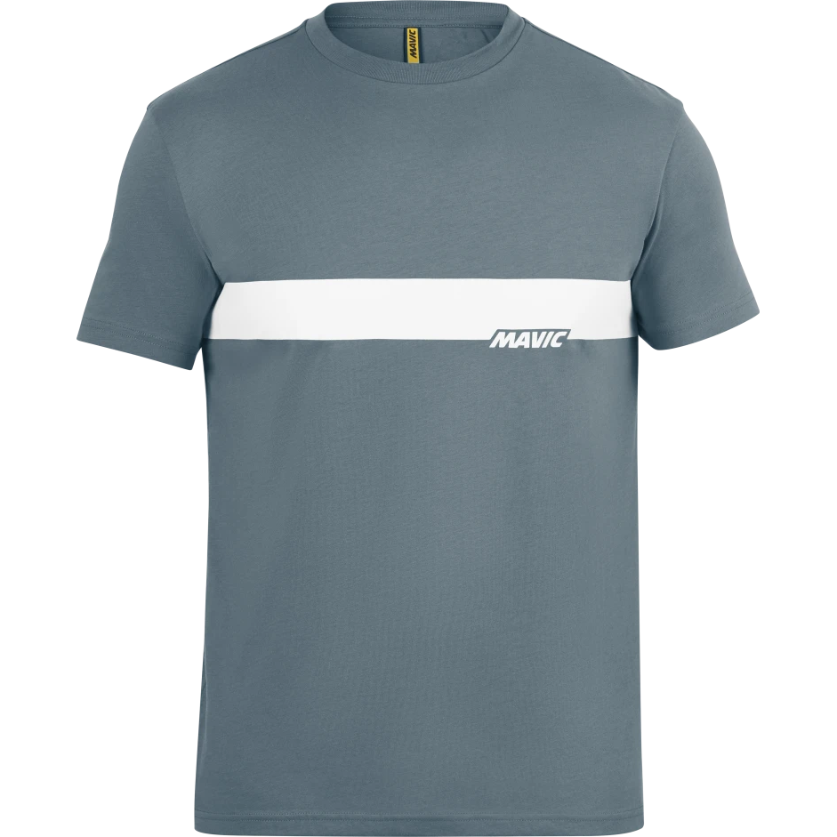MAVIC CORPORATE STRIPE T-Shirt Blau