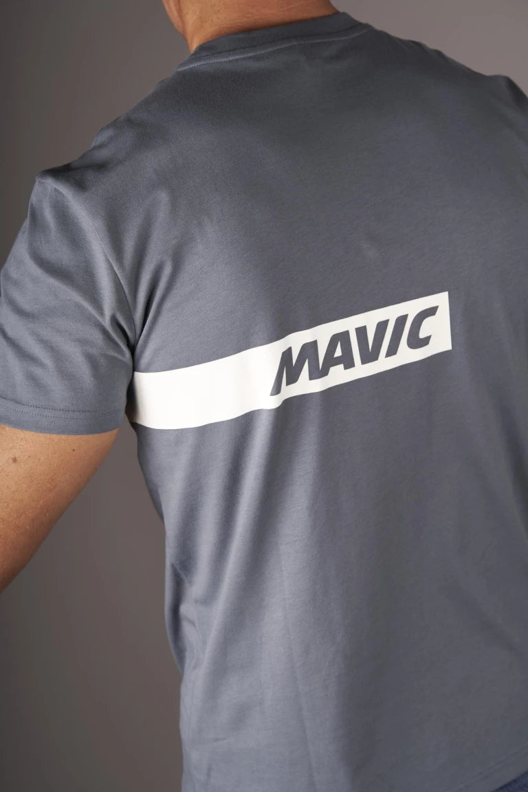MAVIC CORPORATE STRIPE T-Shirt Blau