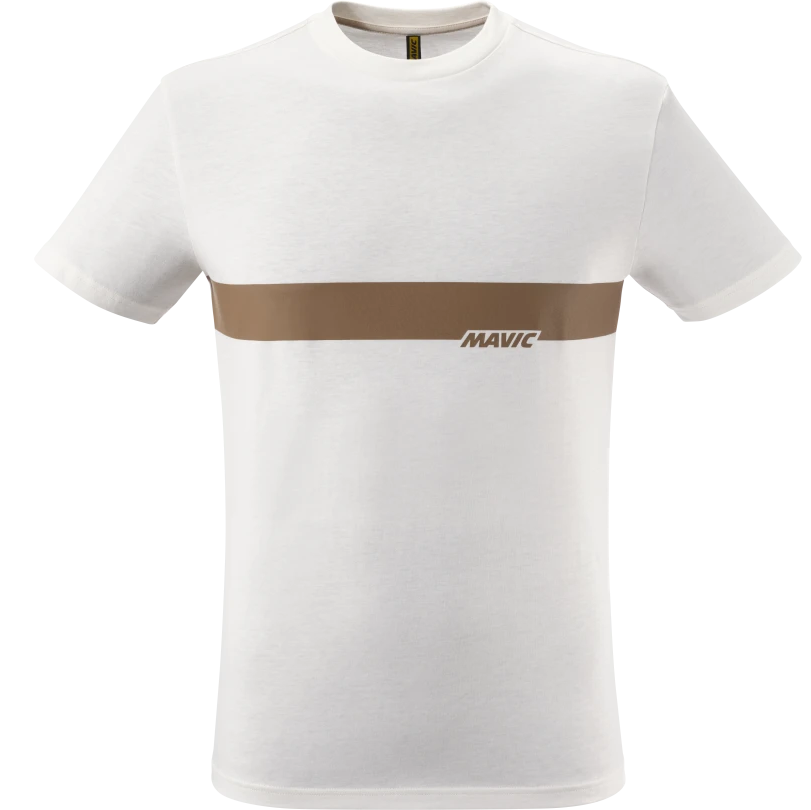 MAVIC CORPORATE STRIPE T-Shirt Weiß