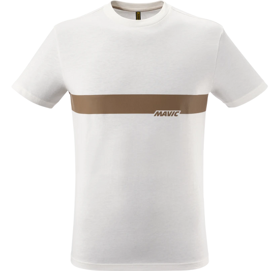 MAVIC CORPORATE STRIPE T-Shirt Weiß