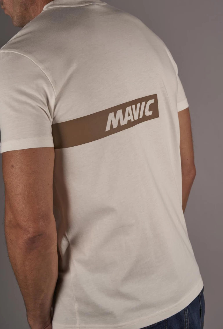 MAVIC CORPORATE STRIPE T-Shirt Weiß