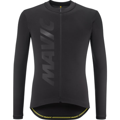 MAVIC AKSIUM THERMO Langarmtrikot Schwarz