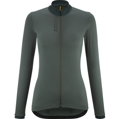 Trikot MAVIC AKSIUM Langarm Damen Grün