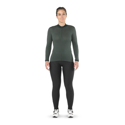 Trikot MAVIC AKSIUM Langarm Damen Grün