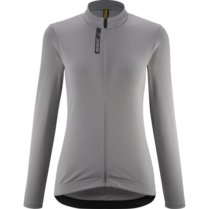 Trikot MAVIC AKSIUM THERMO Damen Langarm Grau