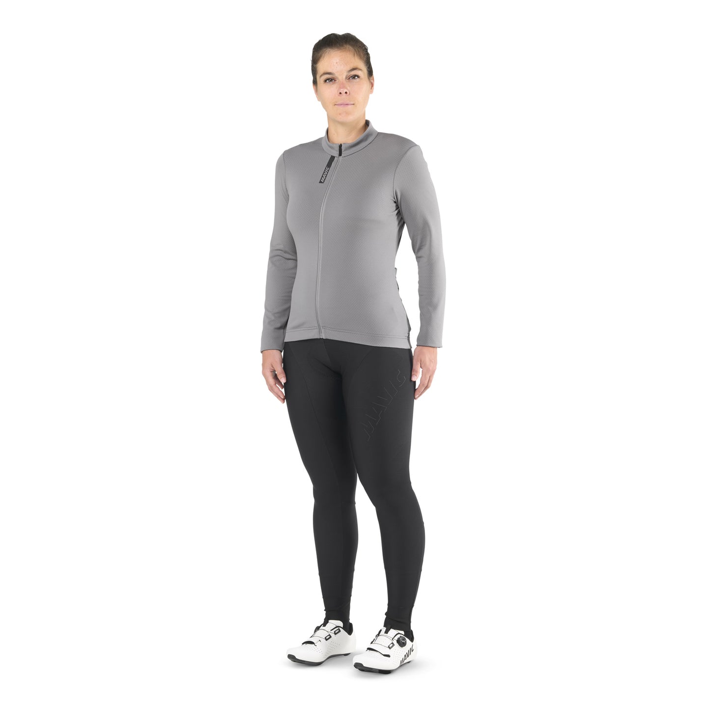 MAVIC AKSIUM THERMO Damen Langarm Trikot Grau