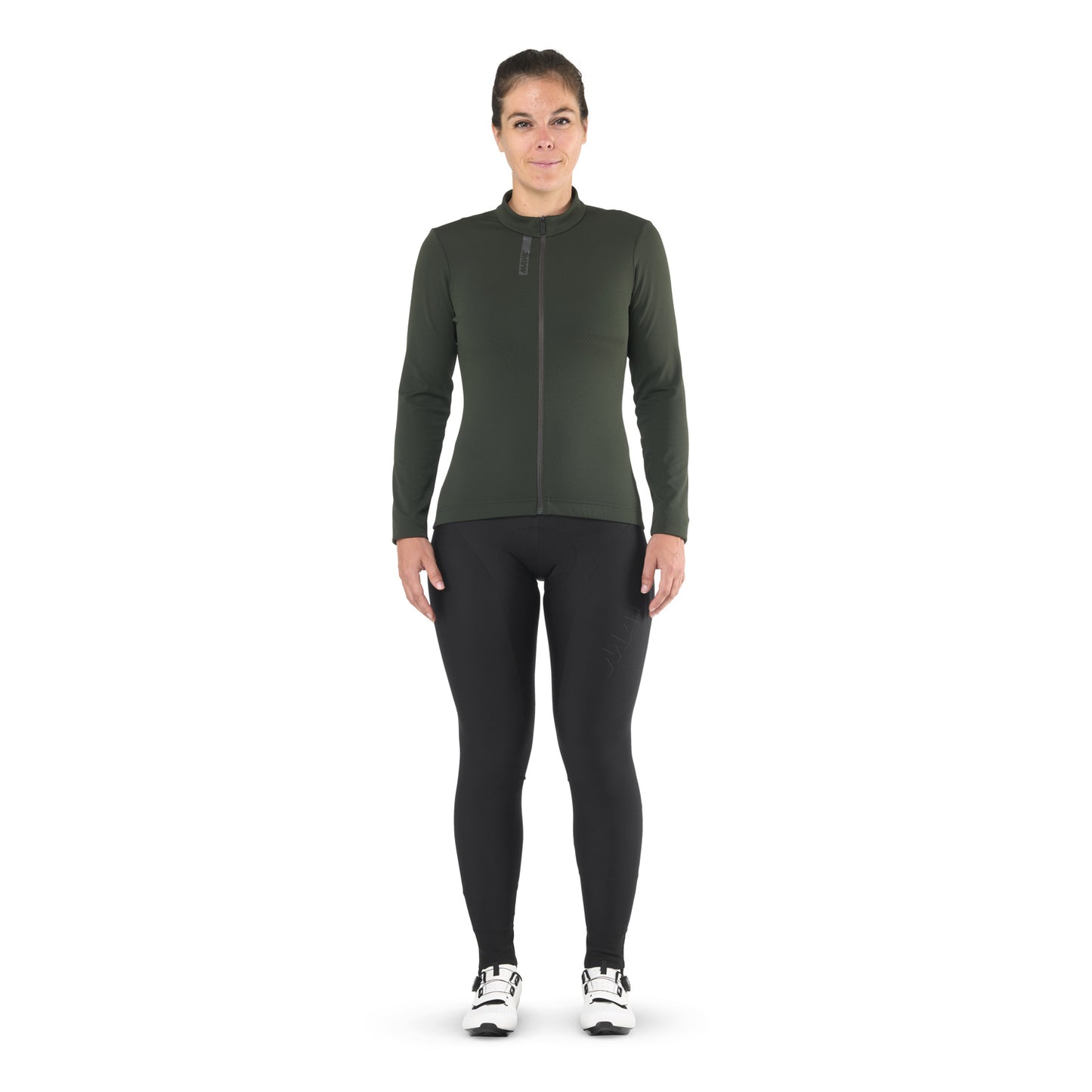 MAVIC AKSIUM THERMO Damen Langarm Trikot Grün