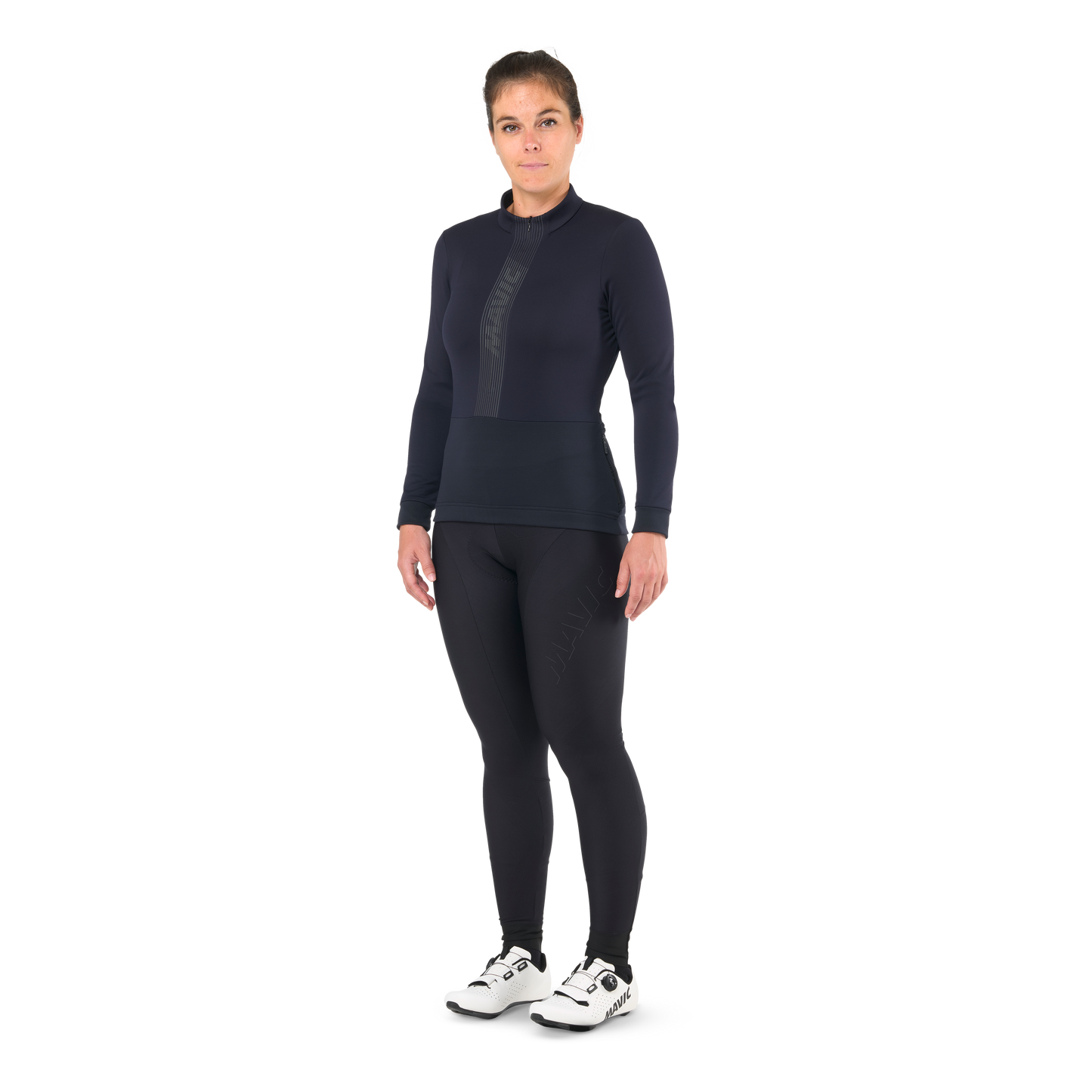 MAVIC KSYRIUM THERMO Damen Langarm Trikot Blau