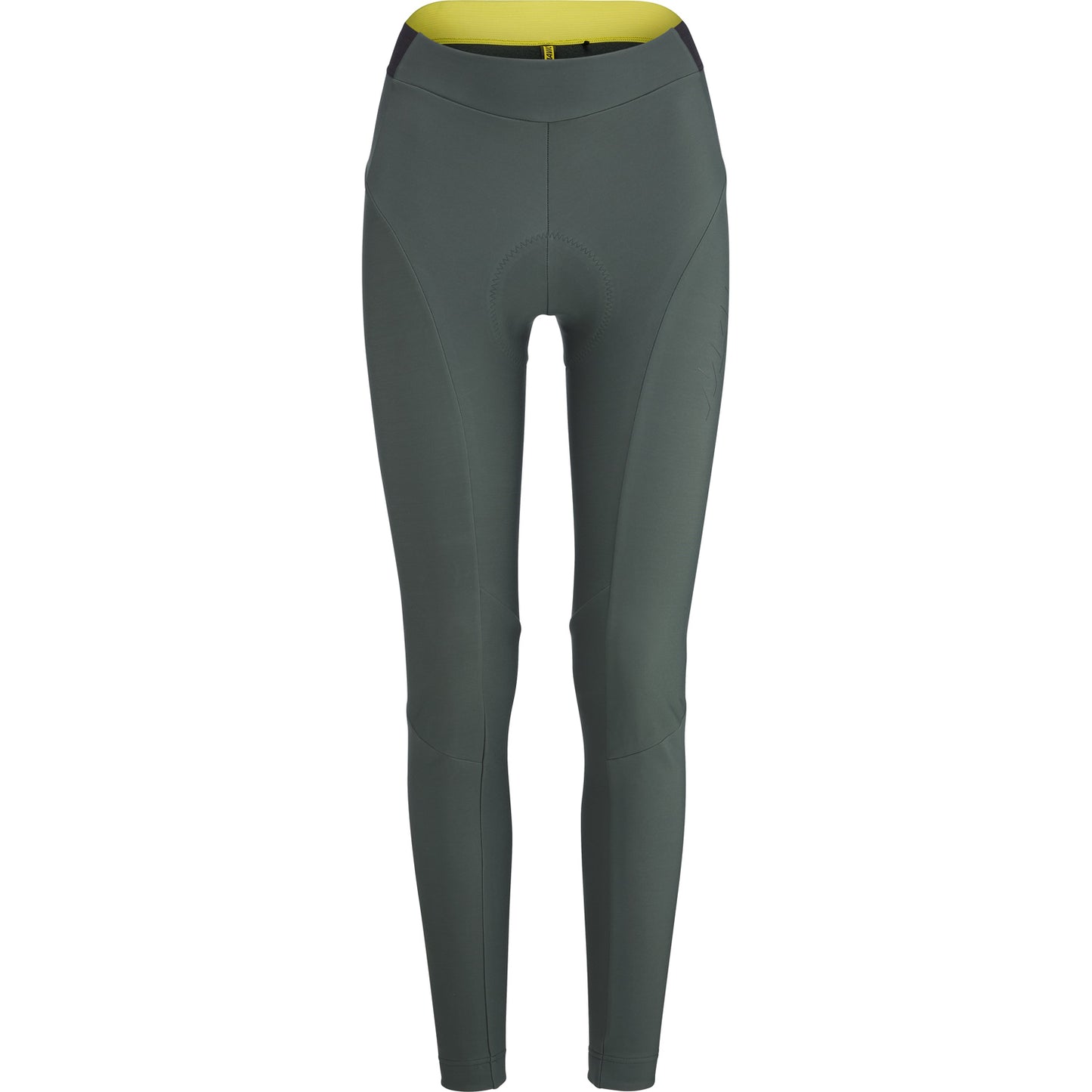 MAVIC AKSIUM THERMO Lange Damen Fahrradhose Grün
