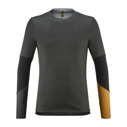 Trikot MAVIC DEEMAX ENDURO PRO Lange Ärmel Grau/Schwarz