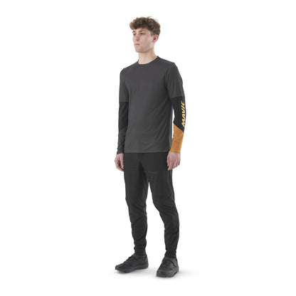 Trikot MAVIC DEEMAX ENDURO PRO Lange Ärmel Grau/Schwarz