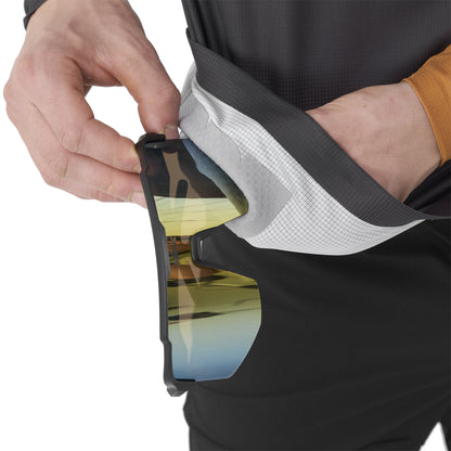 Trikot MAVIC DEEMAX ENDURO PRO Lange Ärmel Grau/Schwarz