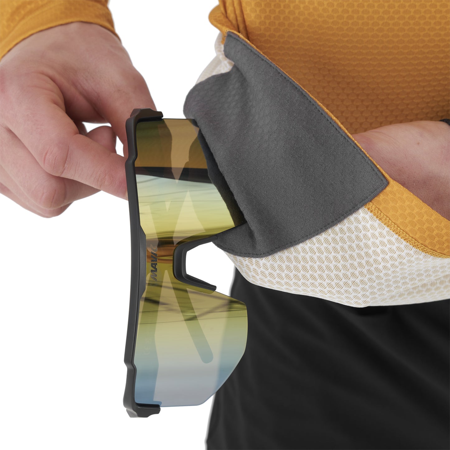 MAVIC DEEMAX ENDURO Trikot Langarm Schwarz/ Braun