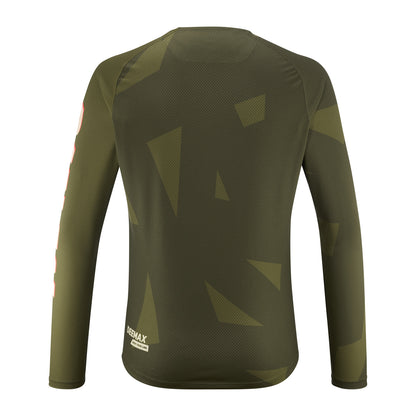 Trikot MAVIC DEEMAX ENDURO Lange Ärmel Camo Khaki