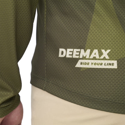 Trikot MAVIC DEEMAX ENDURO Lange Ärmel Camo Khaki