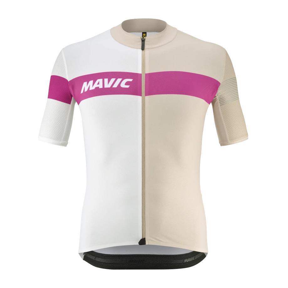 MAVIC KSYRIUM PRO Trikot Kurzarm Beige