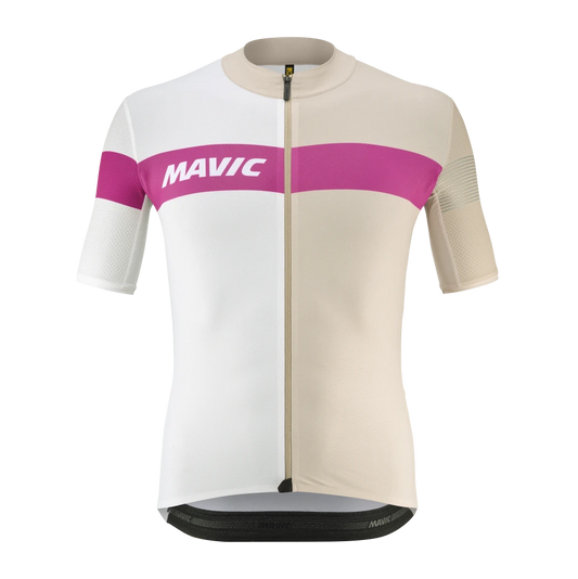 MAVIC KSYRIUM PRO Trikot Kurzarm Beige