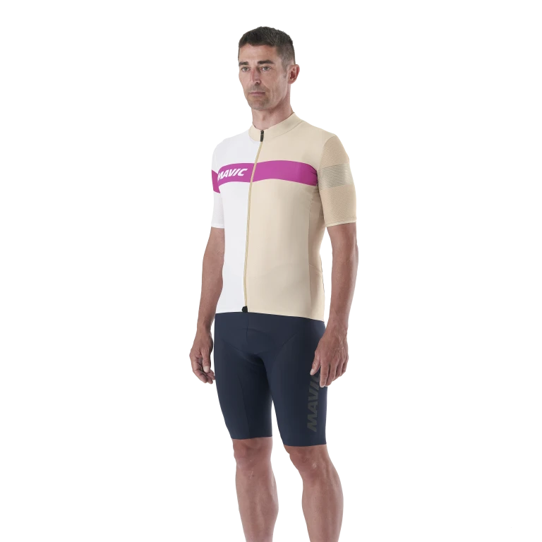 MAVIC KSYRIUM PRO Trikot Kurzarm Beige
