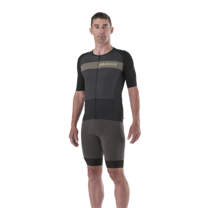 Trikot MAVIC COSMIC Kurzarm Schwarz