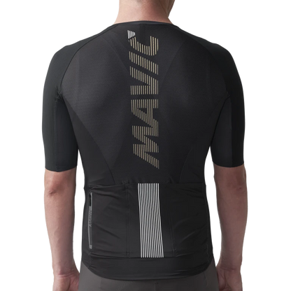 Trikot MAVIC COSMIC Kurzarm Schwarz