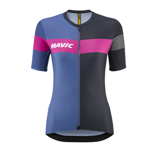 MAVIC KSYRIUM PRO Trikot Kurzarm Frau Blau