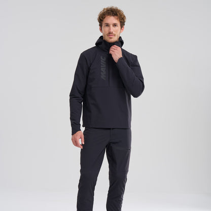 Jacke MAVIC DEEMAX THERMO WIND HOODIE Schwarz