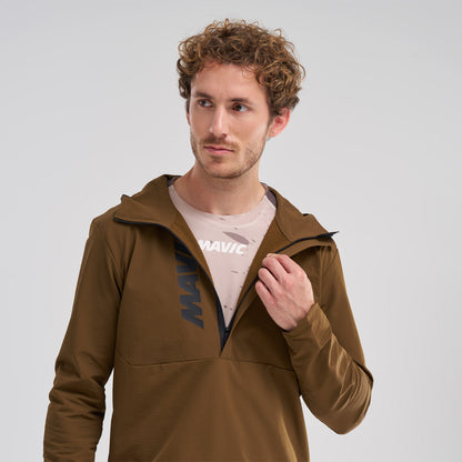 Jacke MAVIC DEEMAX THERMO WIND HOODIE Braun
