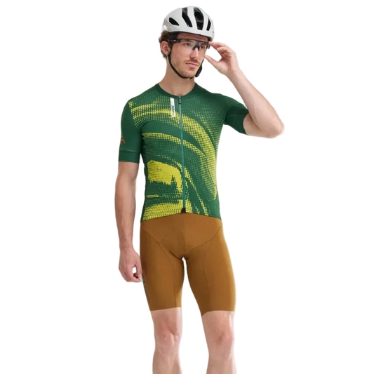 MAVIC AKSIUM GRAPHIC Trikot Kurzarm Grün/Gelb