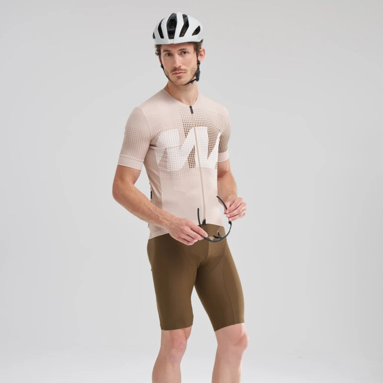 MAVIC AKSIUM GRAPHIC Trikot Kurzarm Beige