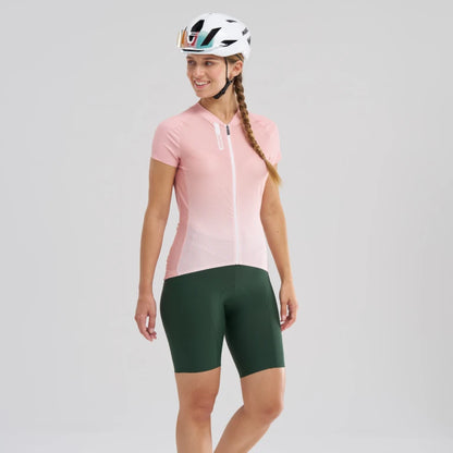 Trikot MAVIC AKSIUM Kurzarm Damen Rosa