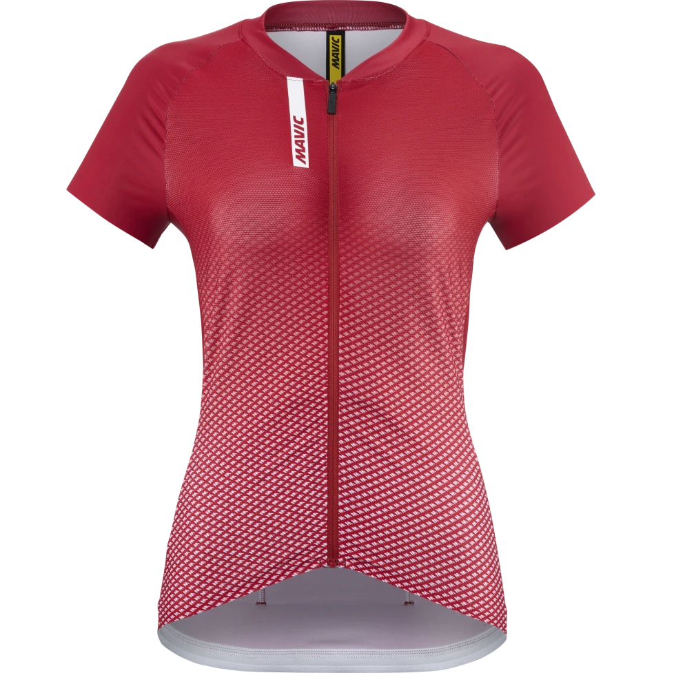 MAVIC AKSIUM Kurzarm Trikot Frau Rot