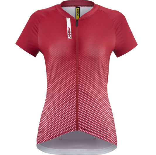 MAVIC AKSIUM Kurzarm Trikot Frau Rot