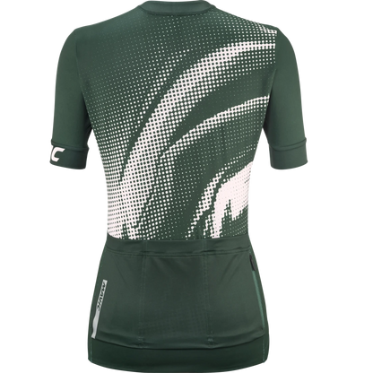 Trikot MAVIC AKSIUM GRAPHIC Kurzarm Damen Khaki/Rosa