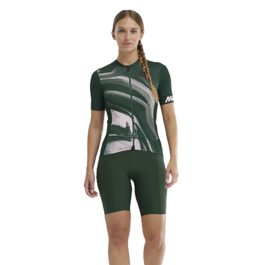 MAVIC AKSIUM GRAPHIC Trikot Kurzarm Women Khaki/ Pink