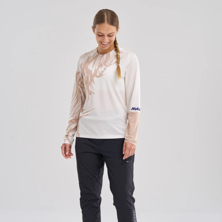 MAVIC DEEMAX ENDURO Trikot Langarm Frau Weiß