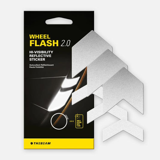 THE BEAM WHEEL FLASH 2.0 Rainbow Reflektierende Sticker