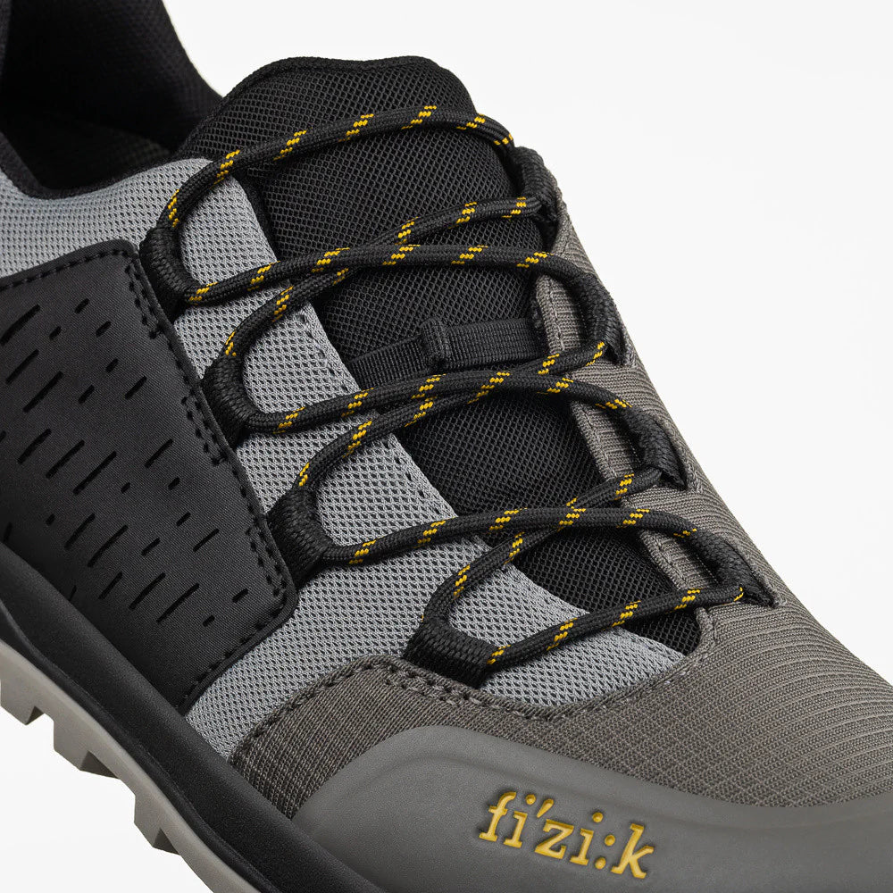 Mountainbike-Schuhe FIZIK TERRA ERGOLACE GTX FLAT Grau/Schwarz