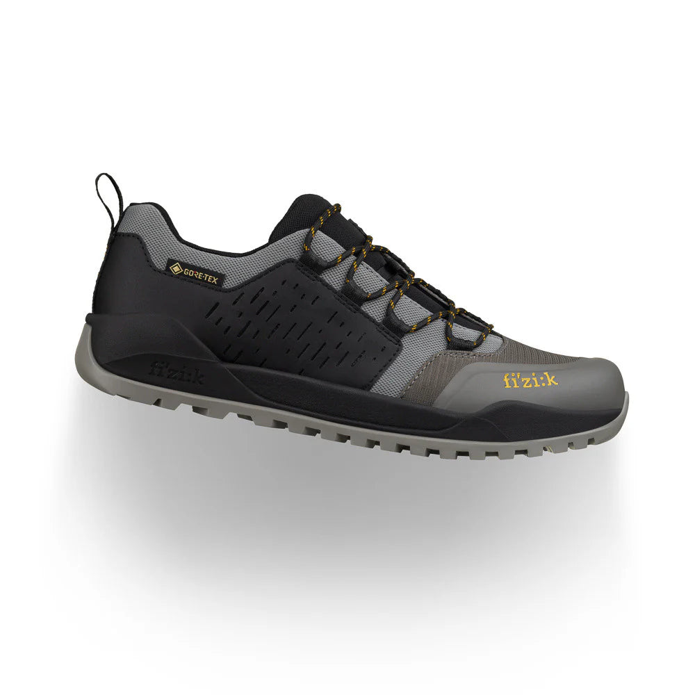 Mountainbike-Schuhe FIZIK TERRA ERGOLACE GTX FLAT Grau/Schwarz
