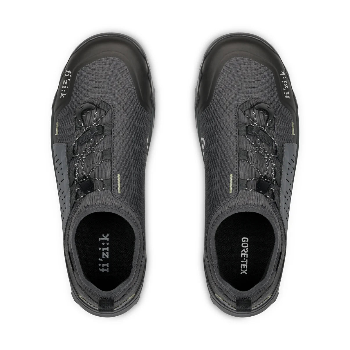 Mountainbike-Schuh FIZIK ERGOLACE 2 GTX FLAT Schwarz