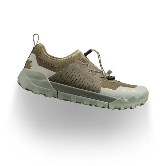 Mountainbike-Schuh FIZIK TERRA ERGOLACE 2 FLAT Braun/Grün