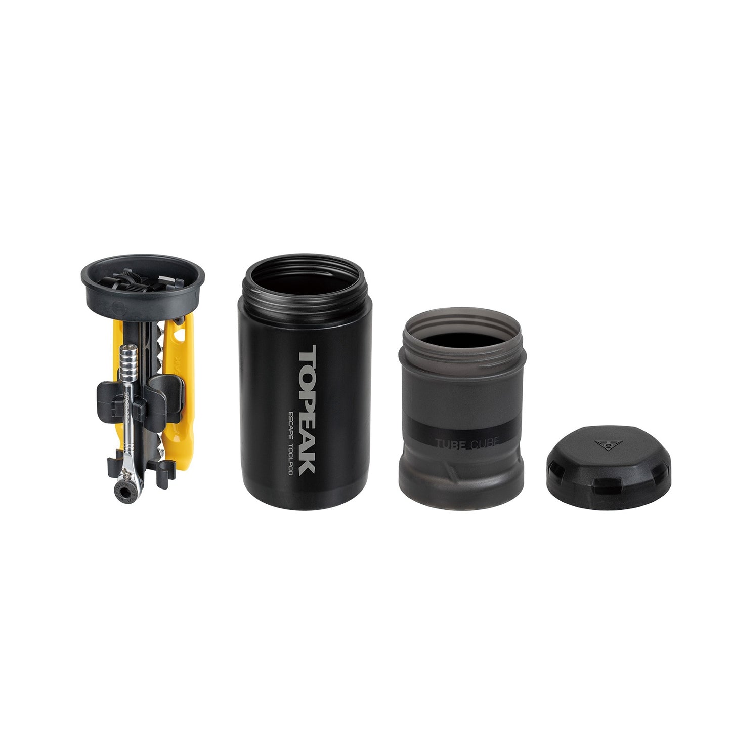 TOPEAK ESCAPE TOOLPOD Werkzeughalter Trinkflasche Schwarz