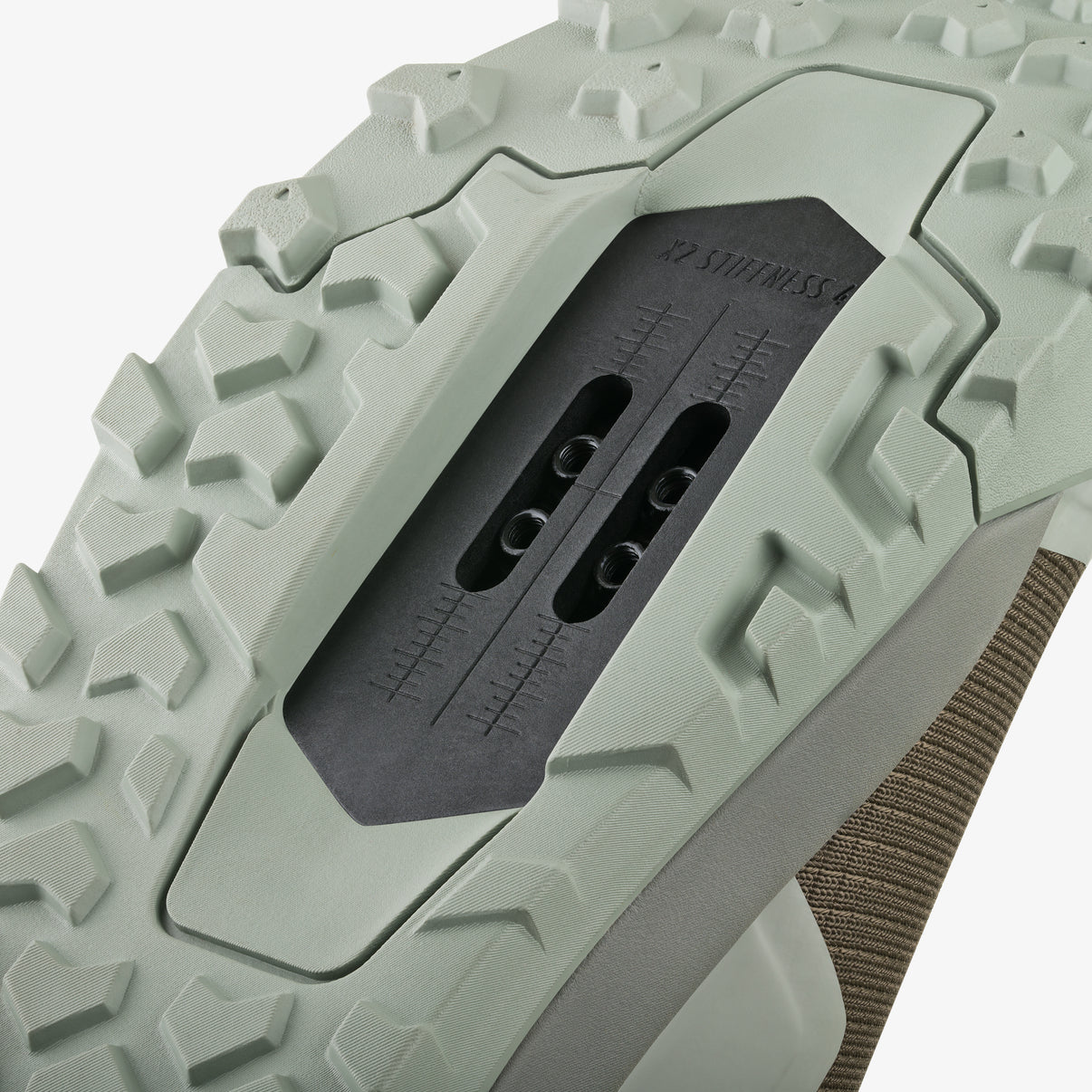 Mountainbike-Schuh FIZIK TERRA ERGOLACE 2 Braun/Grün