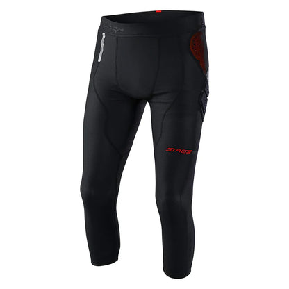 Schutz-UnterShort TROY LEE DESIGNS STAGE GHOST D3O Schwarz